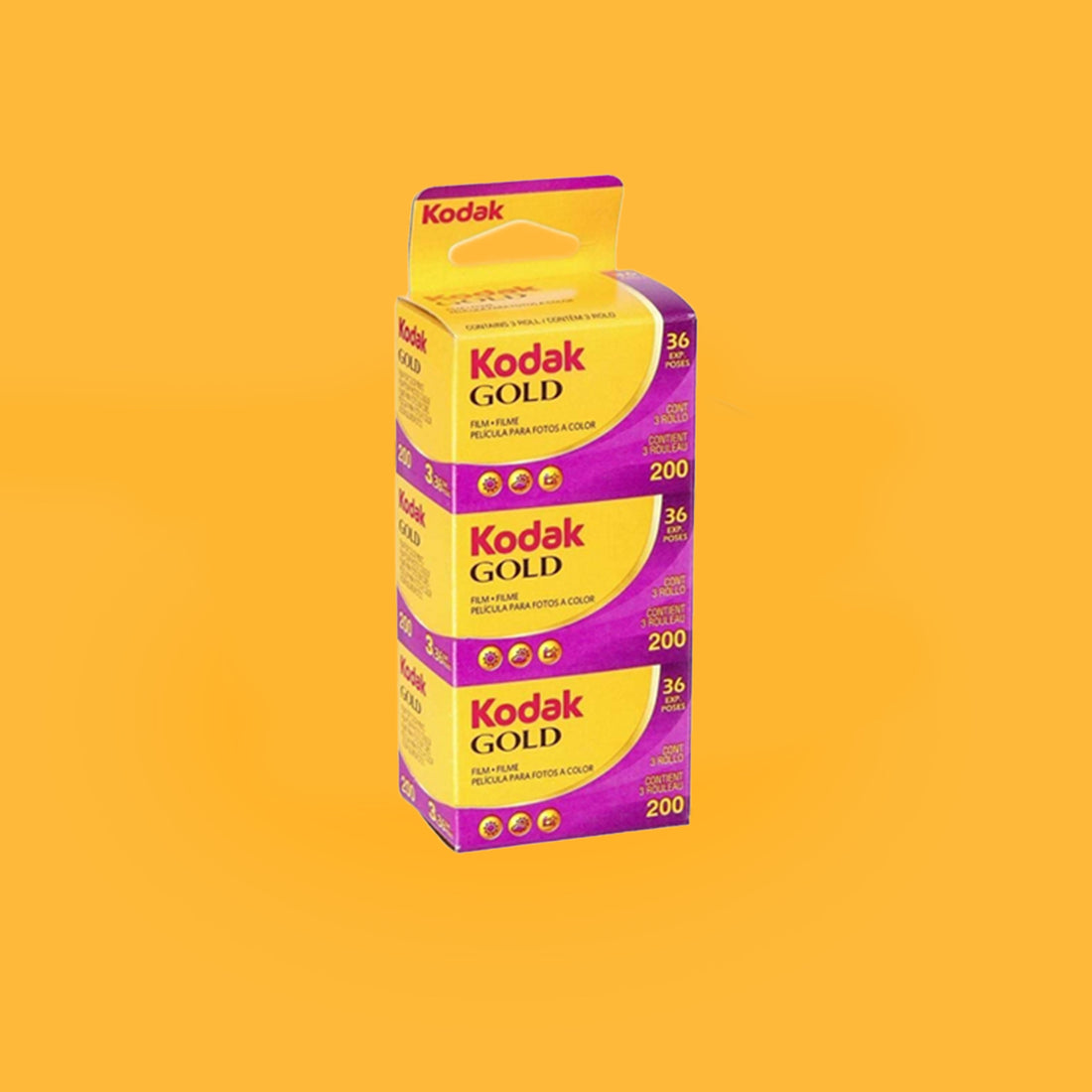 Kodak Gold 200 36exp 3 pack – 35mm