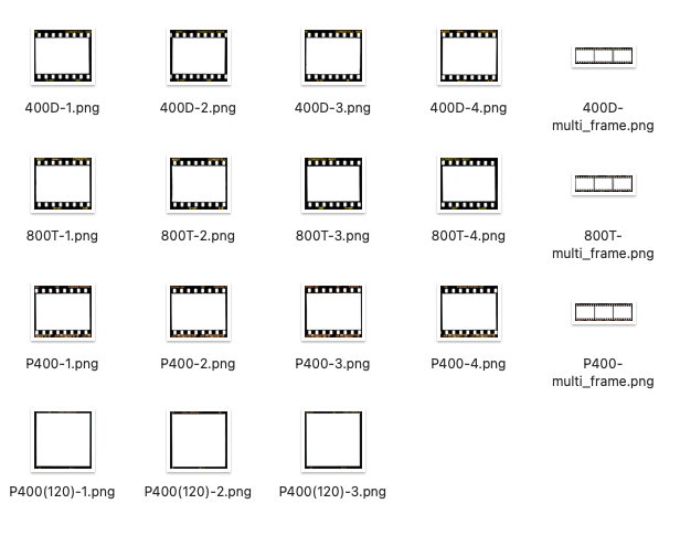 Film Emulation Preset Collection ( + Film Frame Borders)