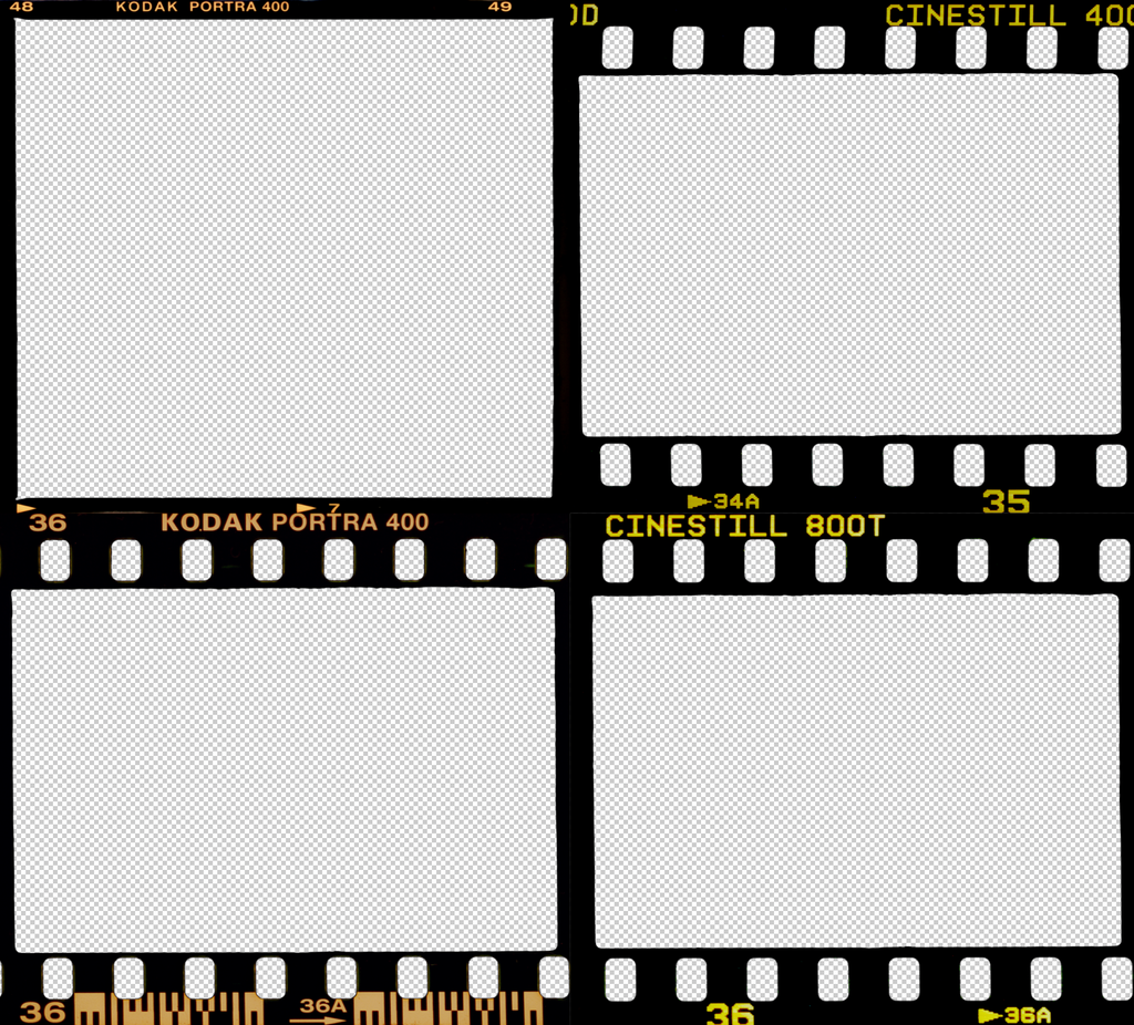 Transparent Background Frame Kodak Portra 400 Kodak PORTRA 400