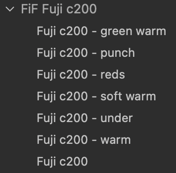 Fujifilm C200 Film Emulation Capture One Styles