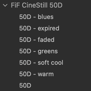 CineStill 50D Film Emulation Capture One Style