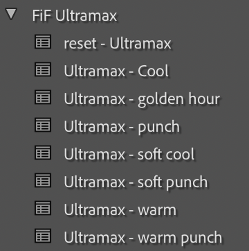 Ultramax Film Emulation Lightroom Preset